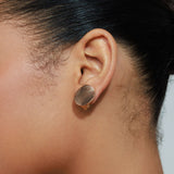 עגילי מיאל חום (קליפס)