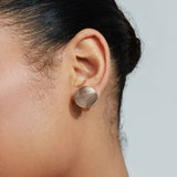 עגילי מיאל חום (קליפס)