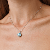 סט שרשרת ועגילי קאי טורקיז